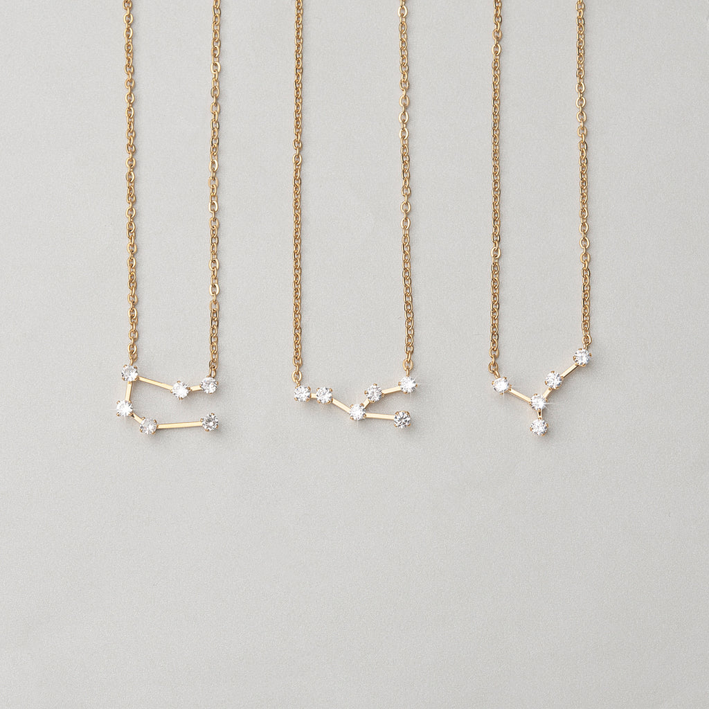 Zodiac Constellation Astrology Necklace