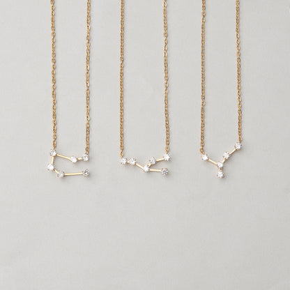 Women's Zodiac Constellation Astrology Necklace