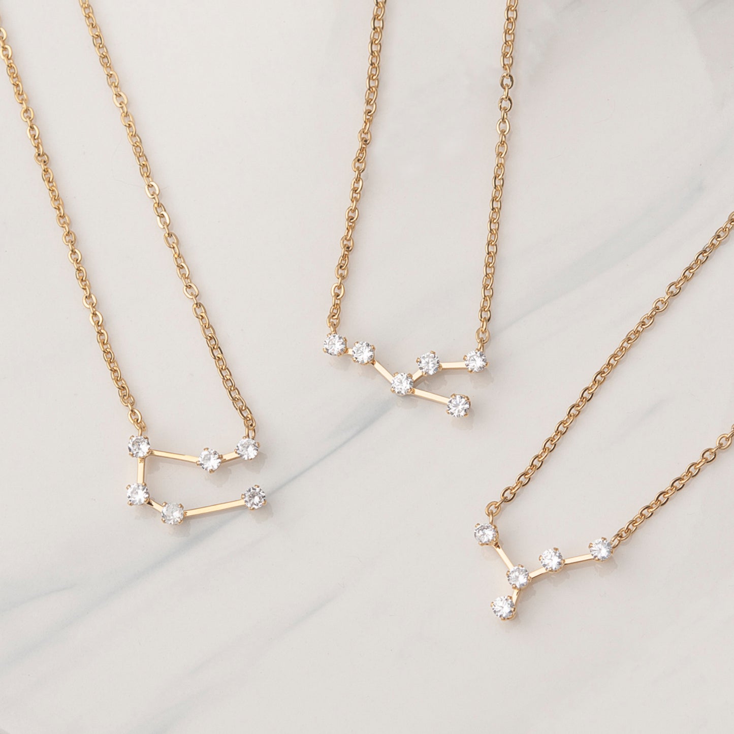 Women's Zodiac Constellation Astrology Necklace