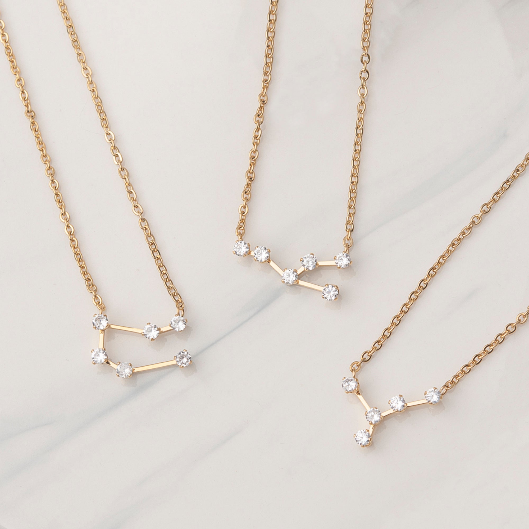 Zodiac Constellation Astrology Necklace
