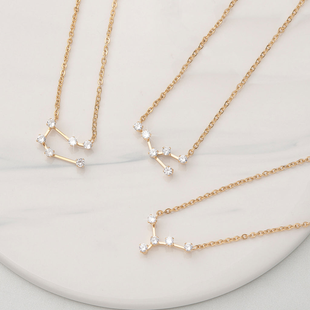 Zodiac Constellation Astrology Necklace