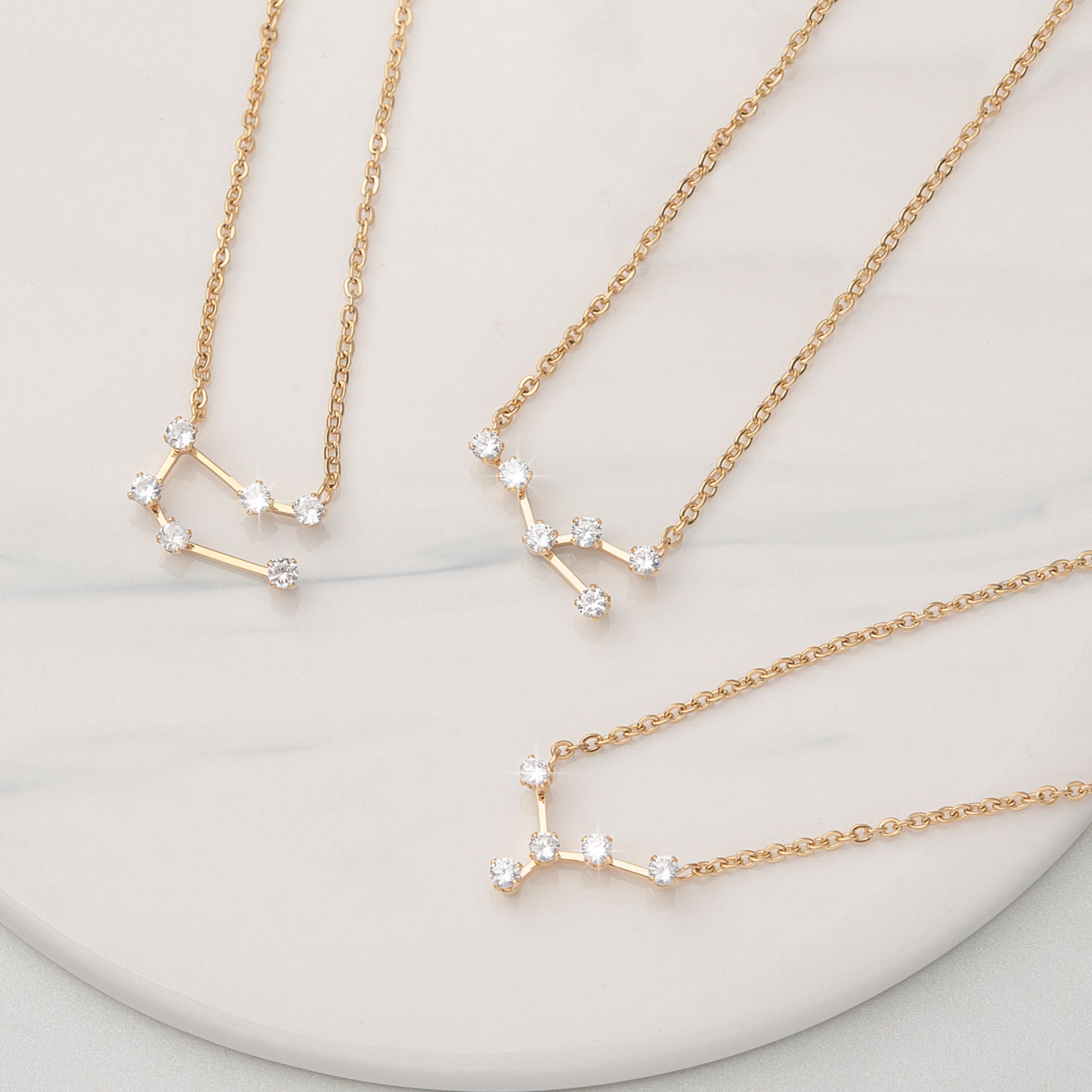 Zodiac Constellation Astrology Necklace