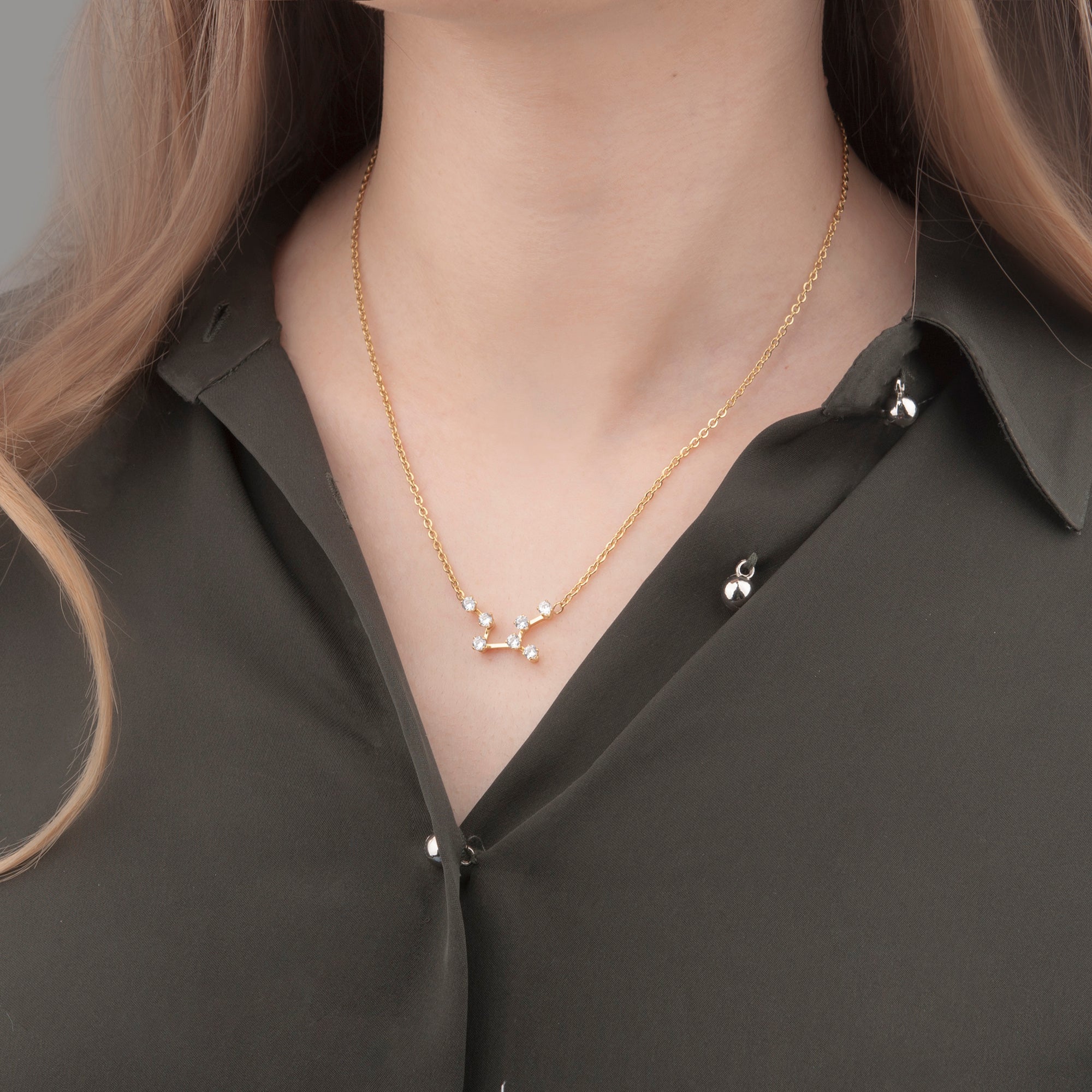 Zodiac Constellation Astrology Necklace