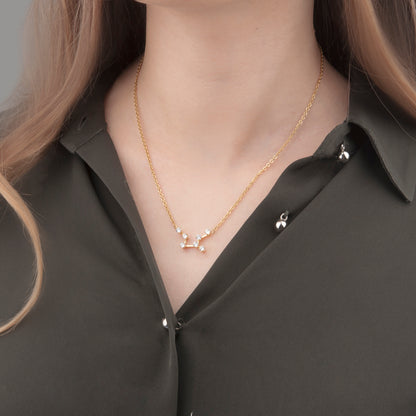 Women's Zodiac Constellation Astrology Necklace