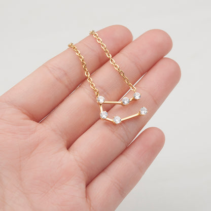 Women's Zodiac Constellation Astrology Necklace