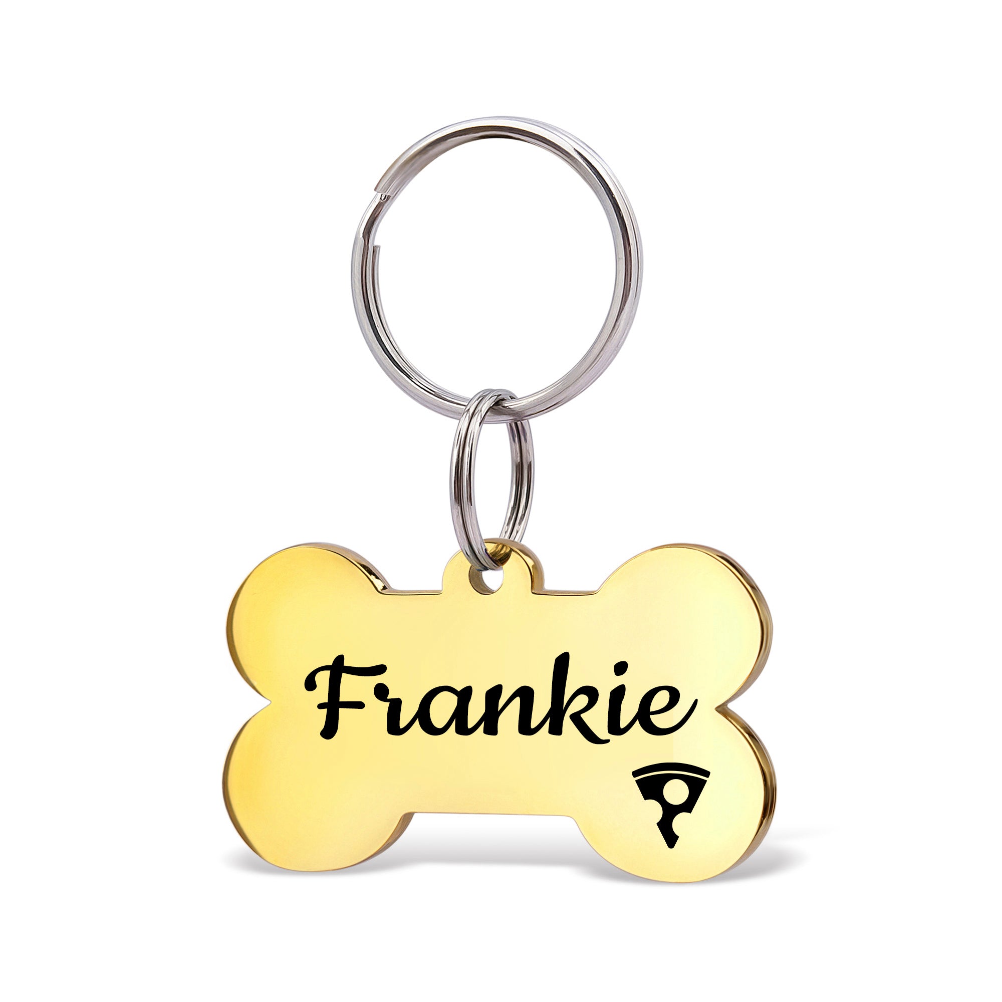 Dog Bone Pet ID Dog Tag