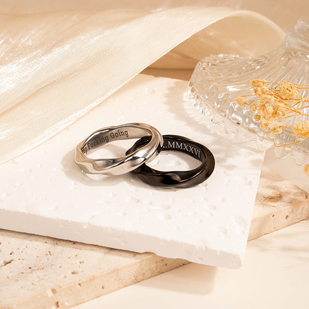 Personalized Twisted Ring