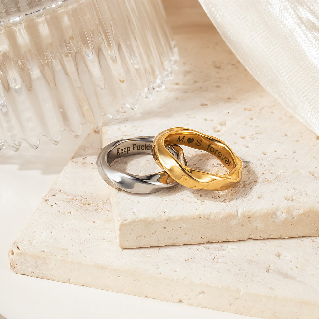 Personalized Twisted Ring