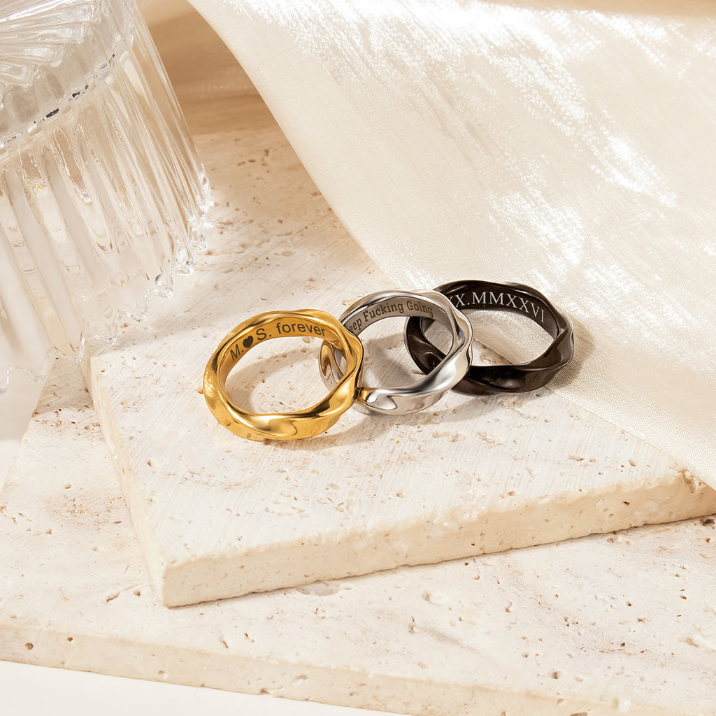 Personalized Twisted Ring