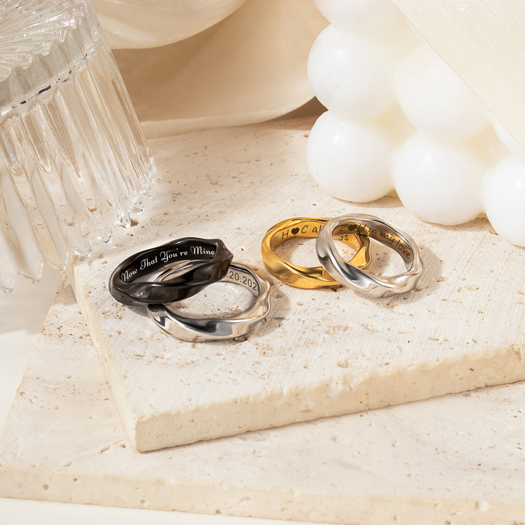 Personalized Couples Twisted Rings