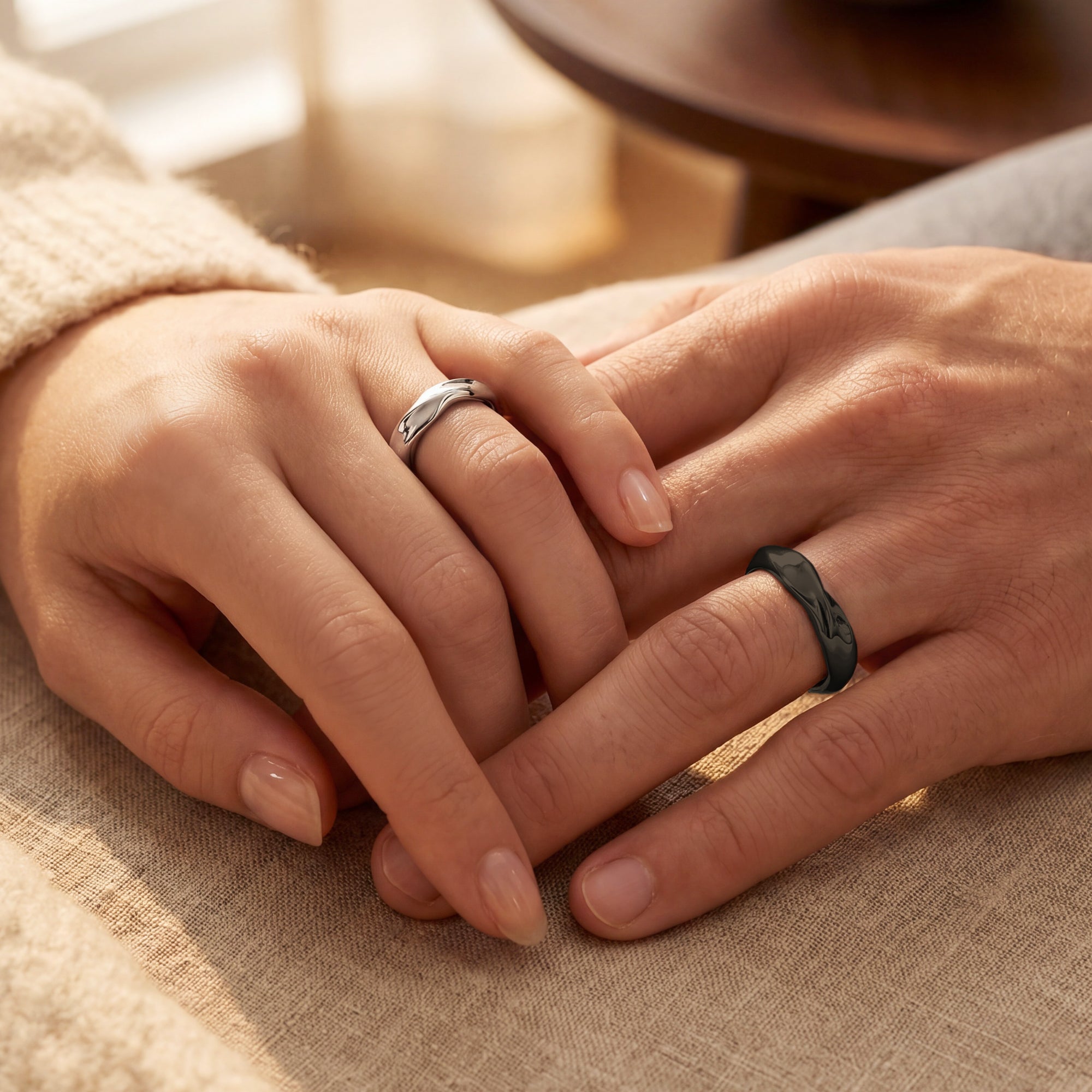 Personalized Couples Twisted Rings