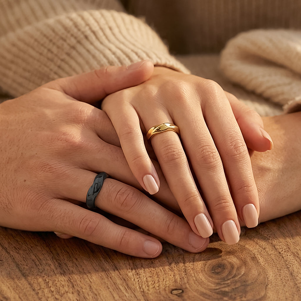 Personalized Couples Twisted Rings