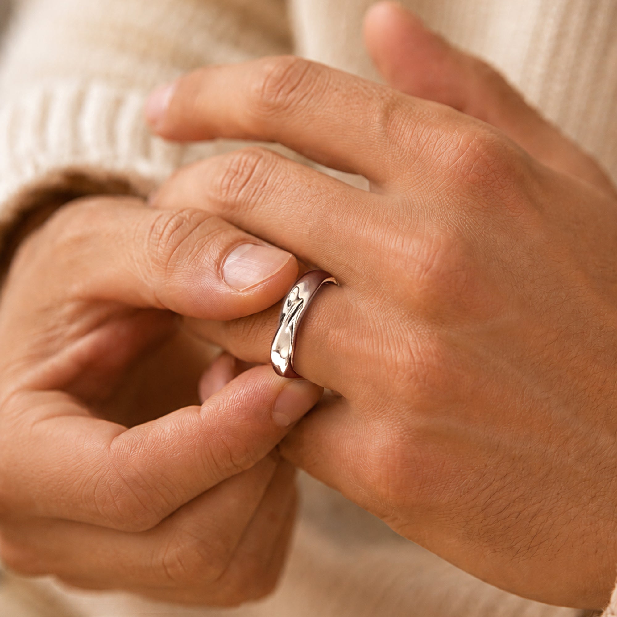 Personalized Twisted Ring