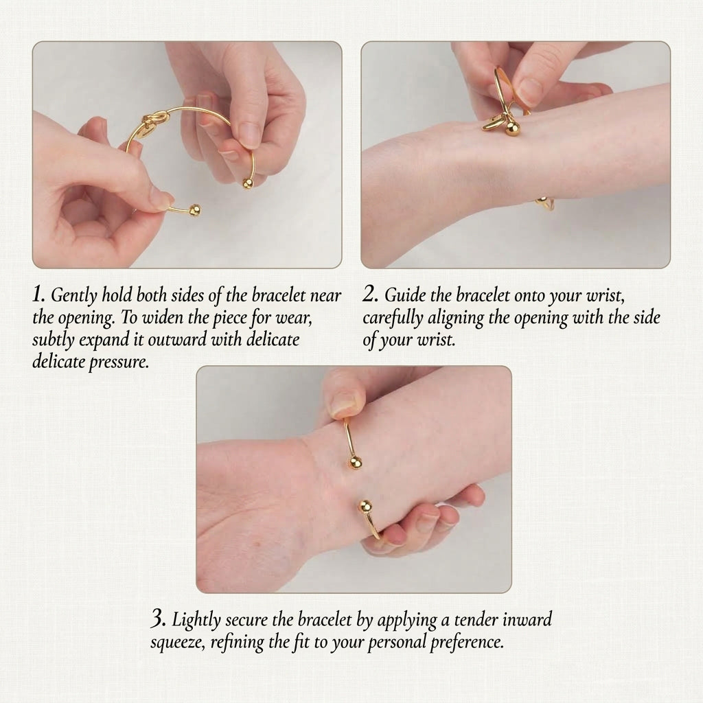 Custom Bridesmaid Proposal Love Knot Charm Cuff Bangle