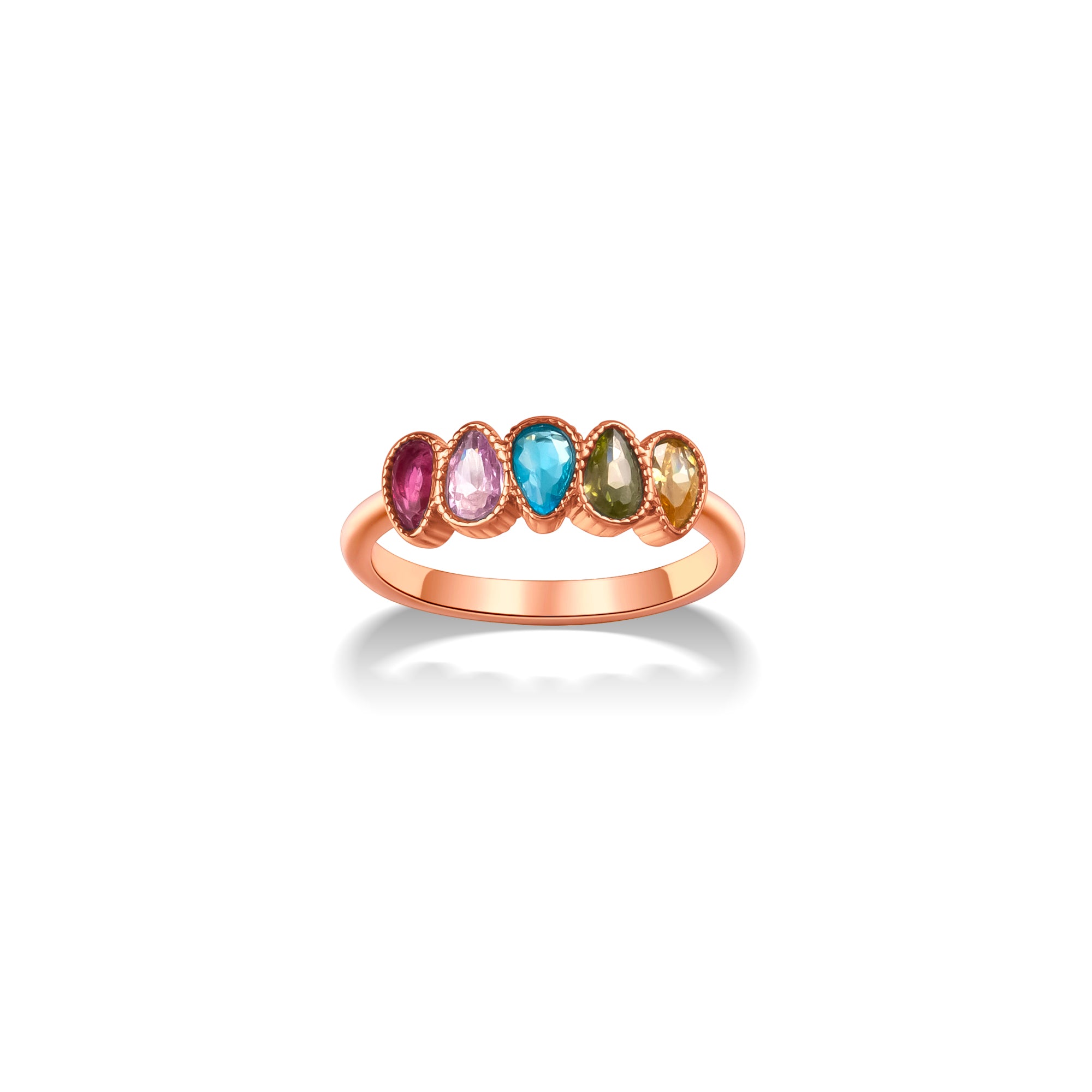Waterdrop Birthstone Ring