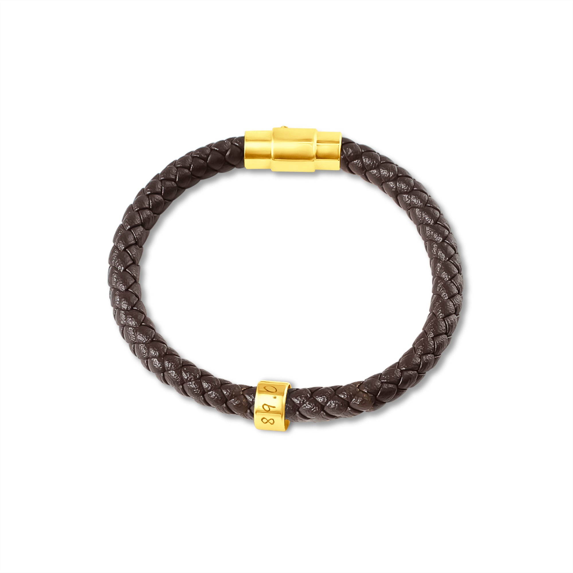 Custom Braided Rope Bead Bracelet