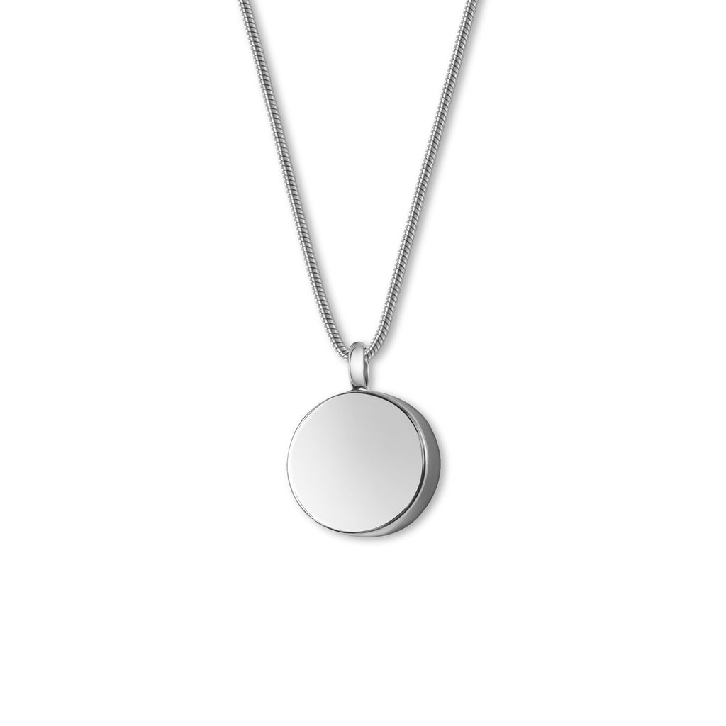 Classic Round Memorial Keepsake Necklace