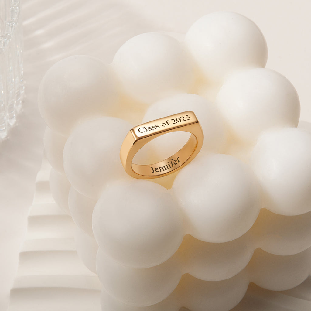 Custom Class Graduation Bar Ring