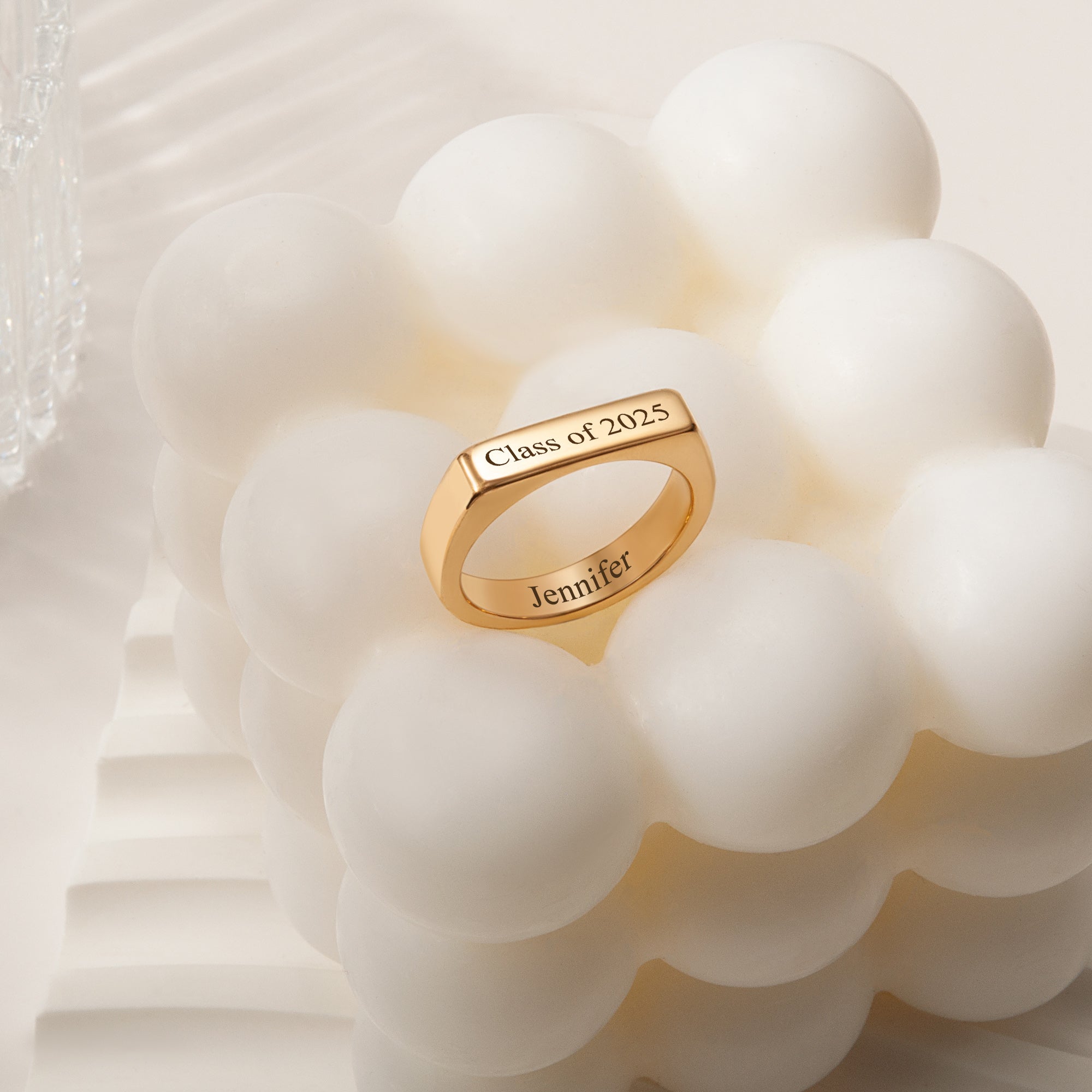 Custom Class Graduation Bar Ring