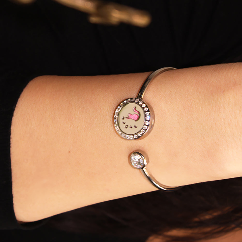 Love Kitty Aromatherapy Essential Oil Twistable Bangle