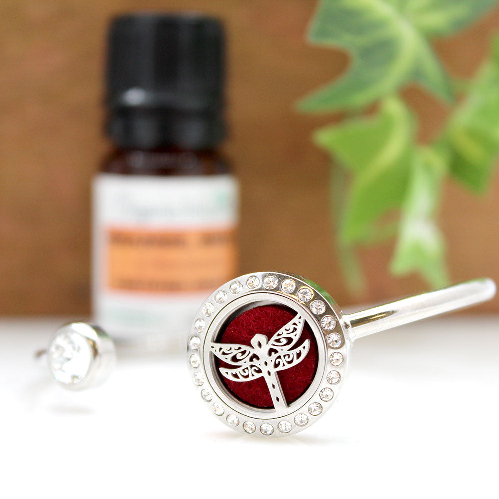 Dragonfly Aromatherapy Essential Oil Twistable Bangle