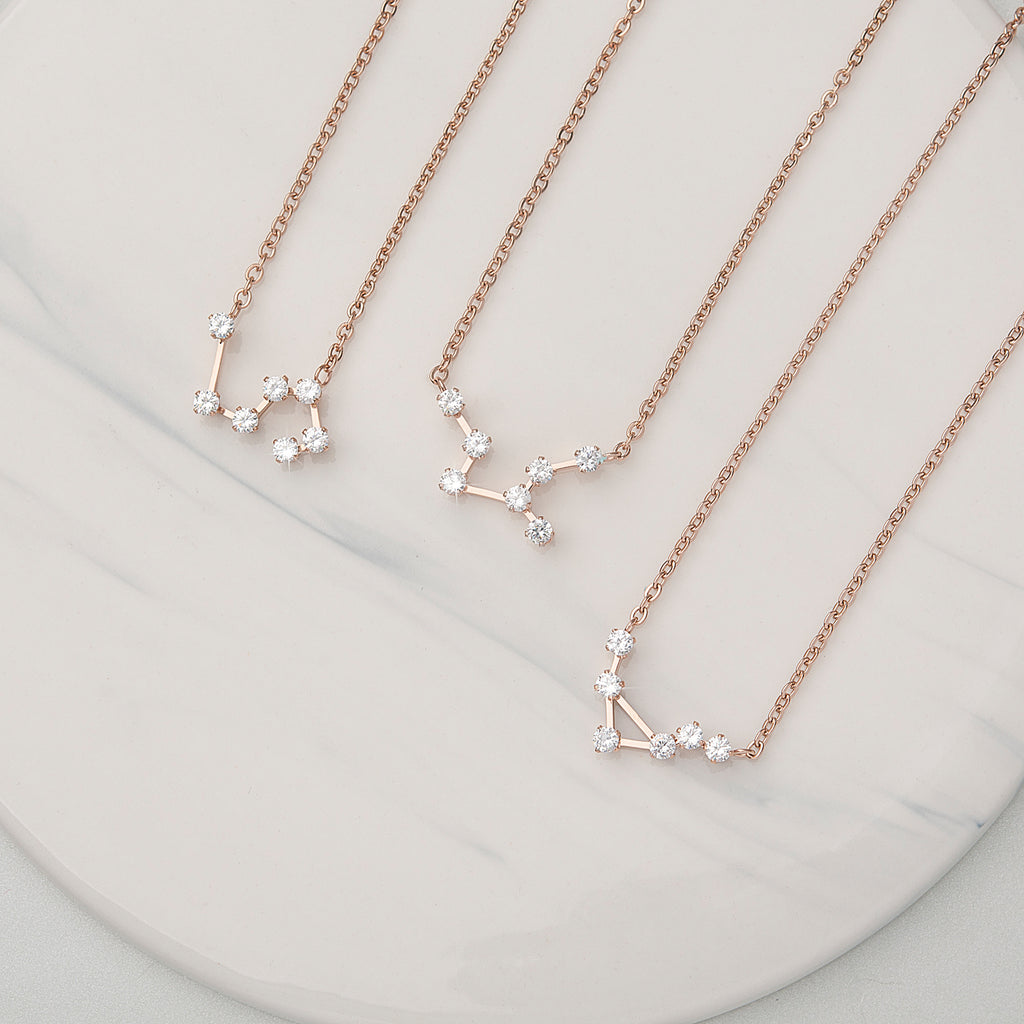 Zodiac Constellation Astrology Necklace