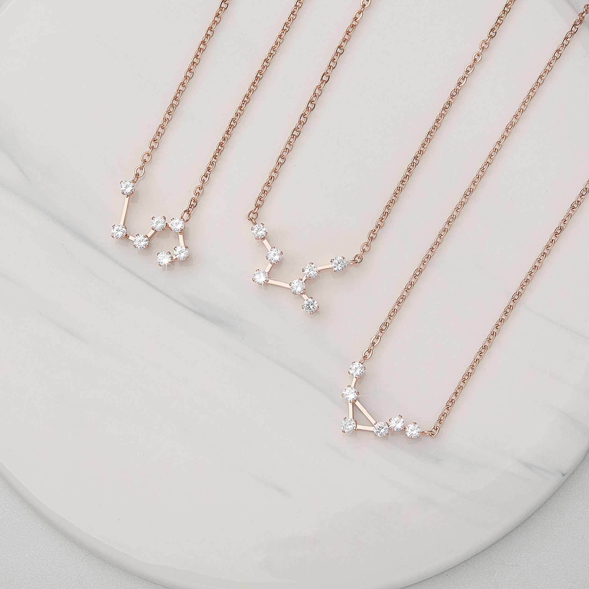 Zodiac Constellation Astrology Necklace