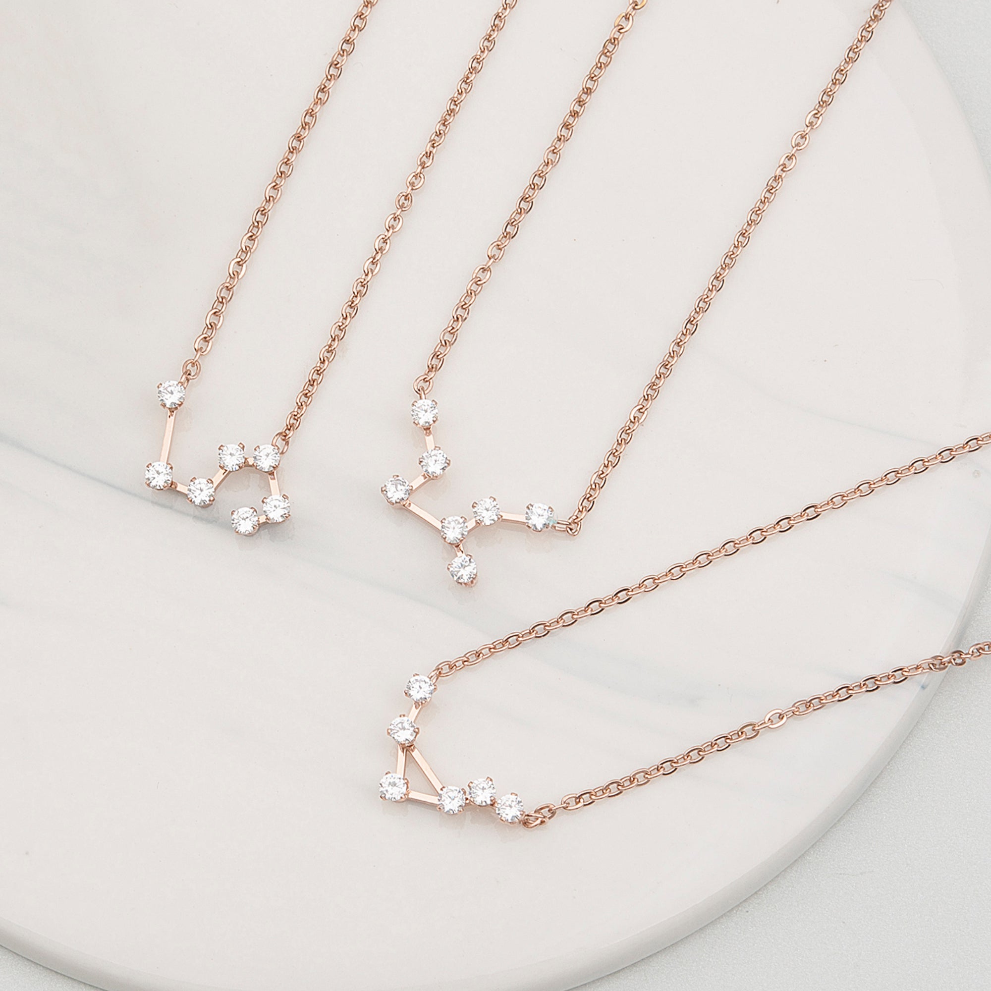 Zodiac Constellation Astrology Necklace