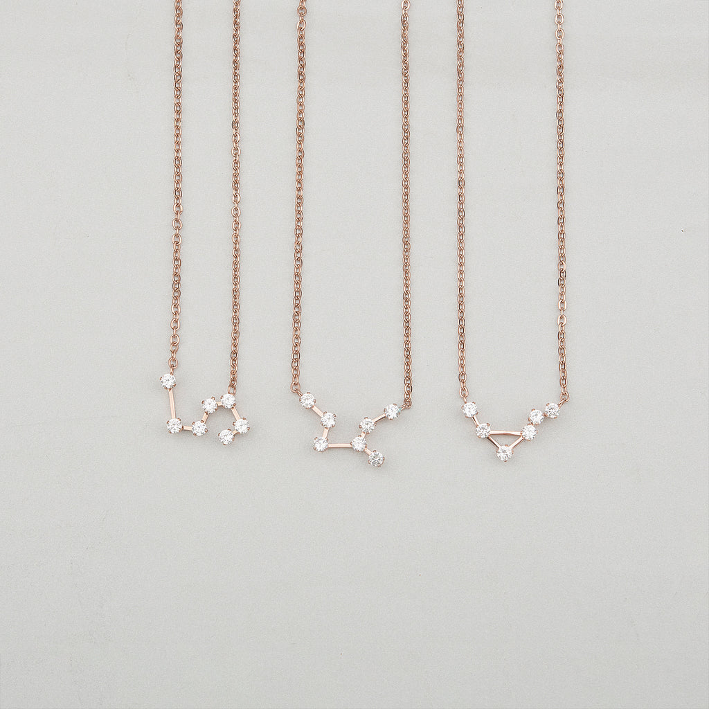 Zodiac Constellation Astrology Necklace
