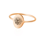 Personalized Oval Pet Portrait Ring