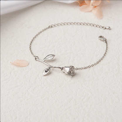 To My Beautiful Mom Rose Bracelet Jewelry and Card Set