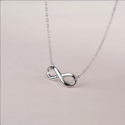 To My Beautiful Mom Sterling Silver Infinity Necklace Jewelry and Card Set