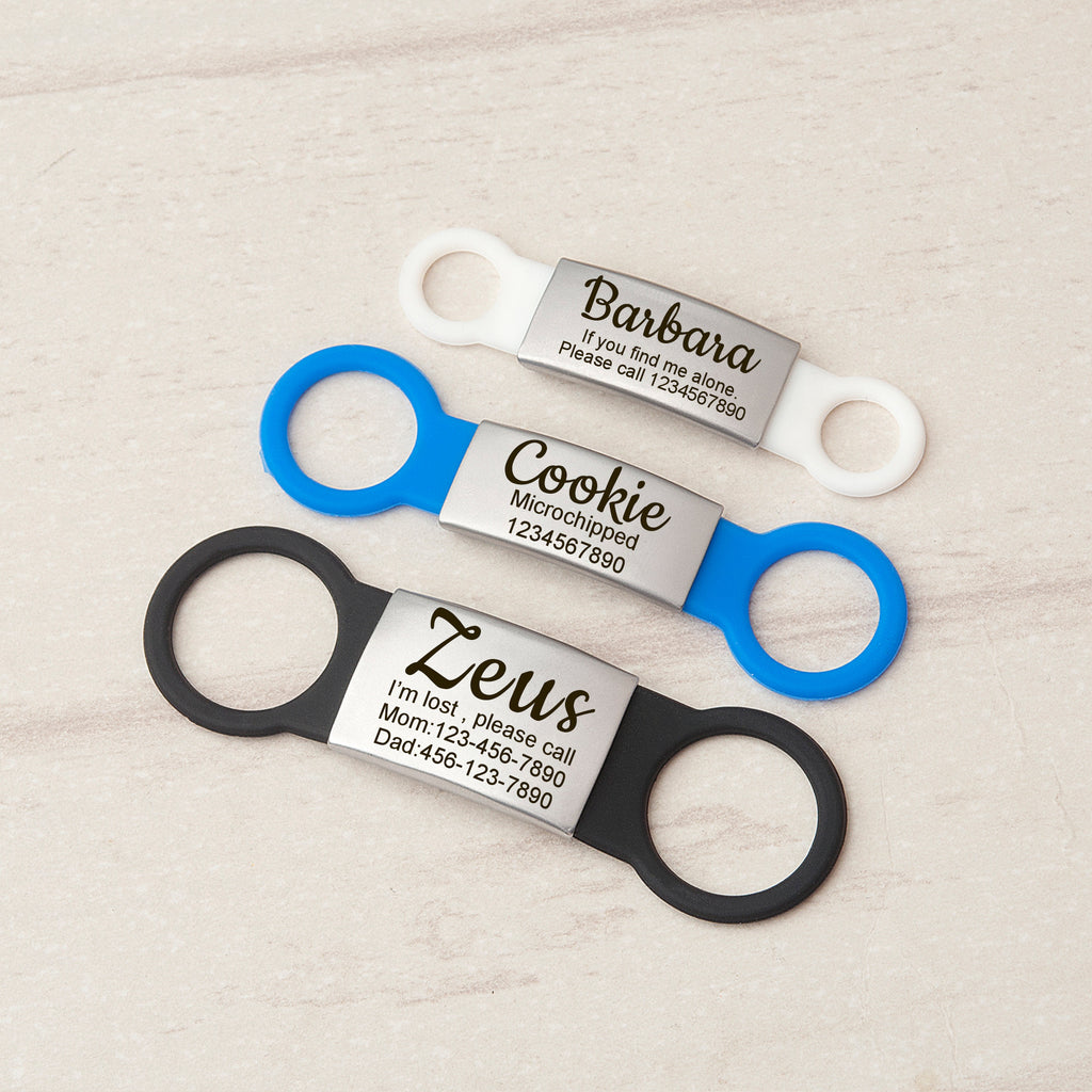 Silicon Slide On Pet Tag