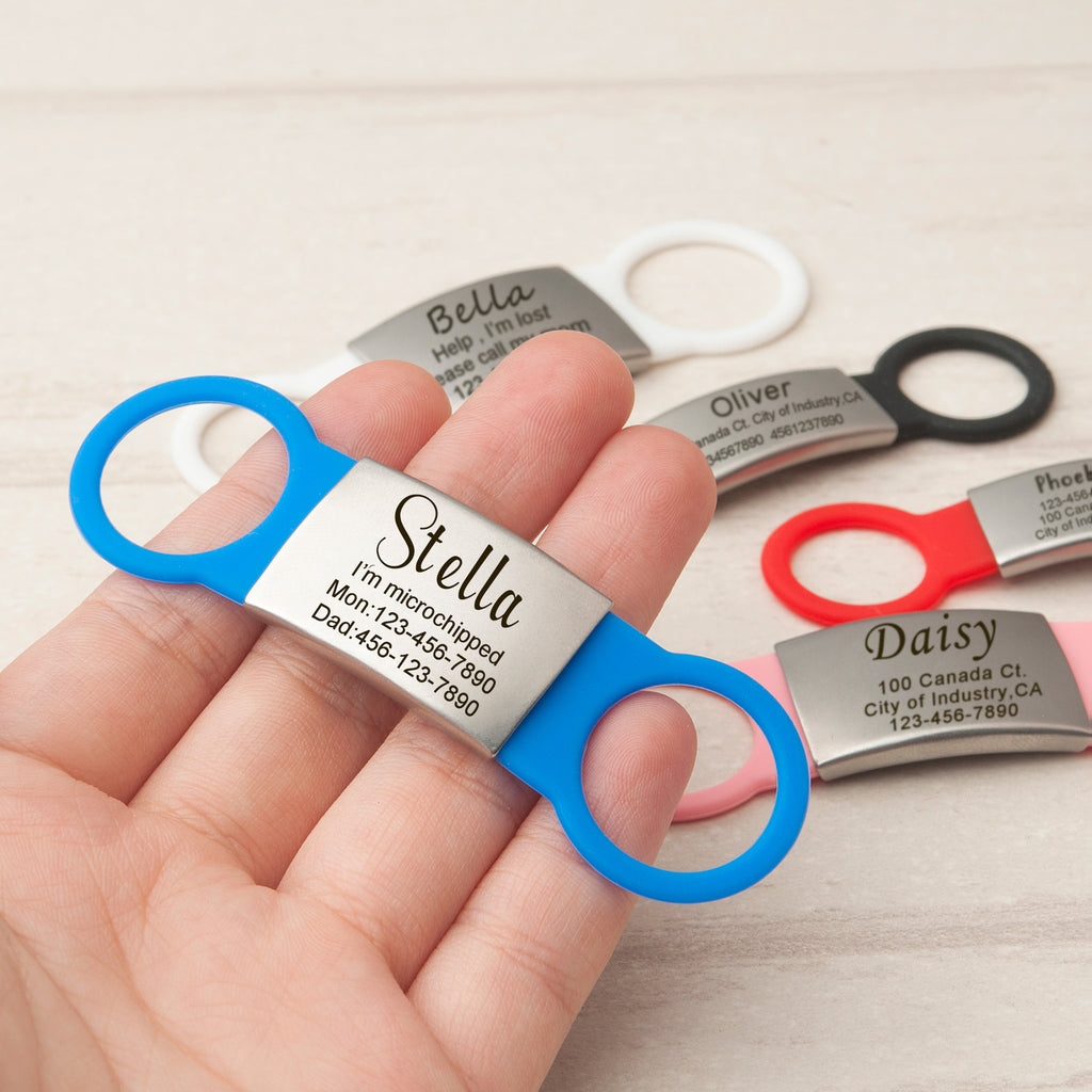 Silicon Slide On Pet Tag