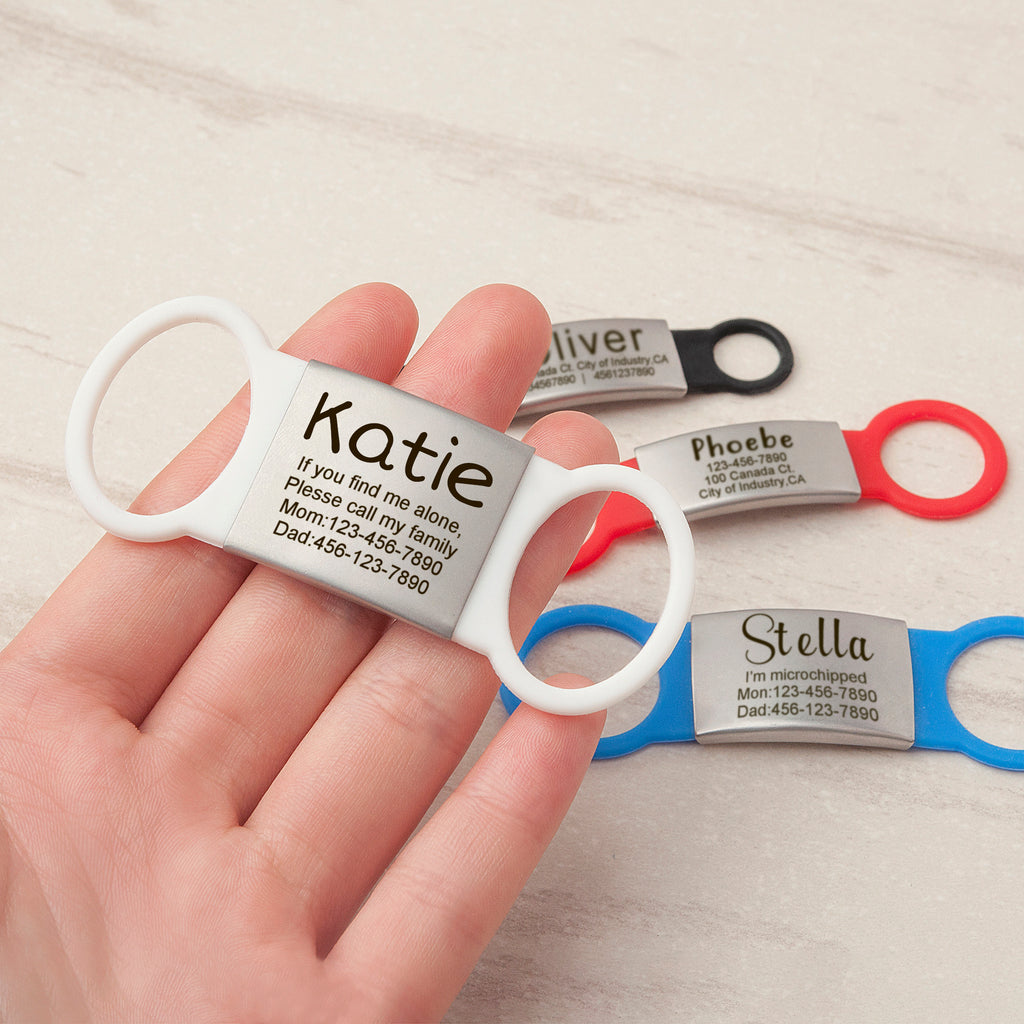 Silicon Slide On Pet Tag