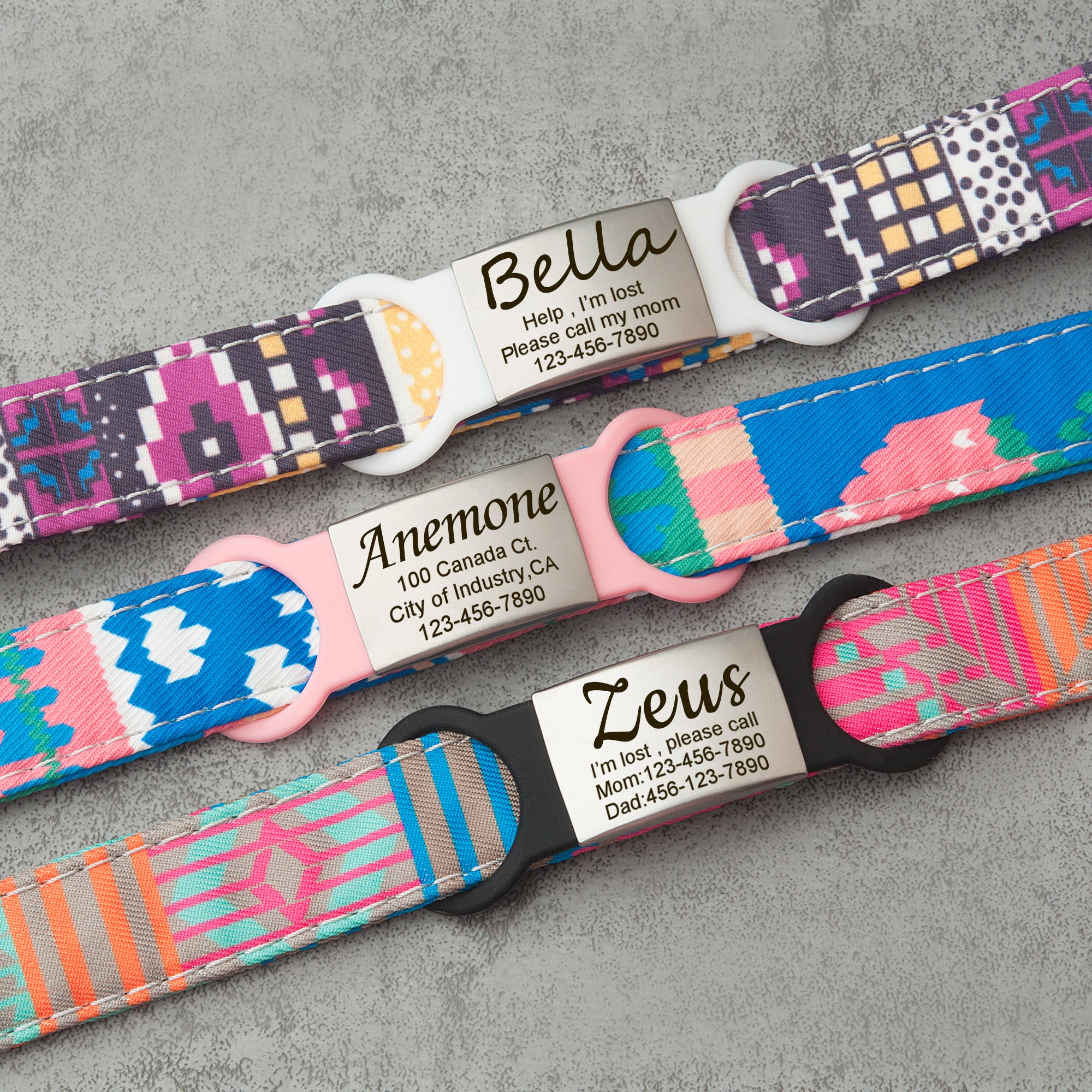 Silicon Slide On Pet Tag