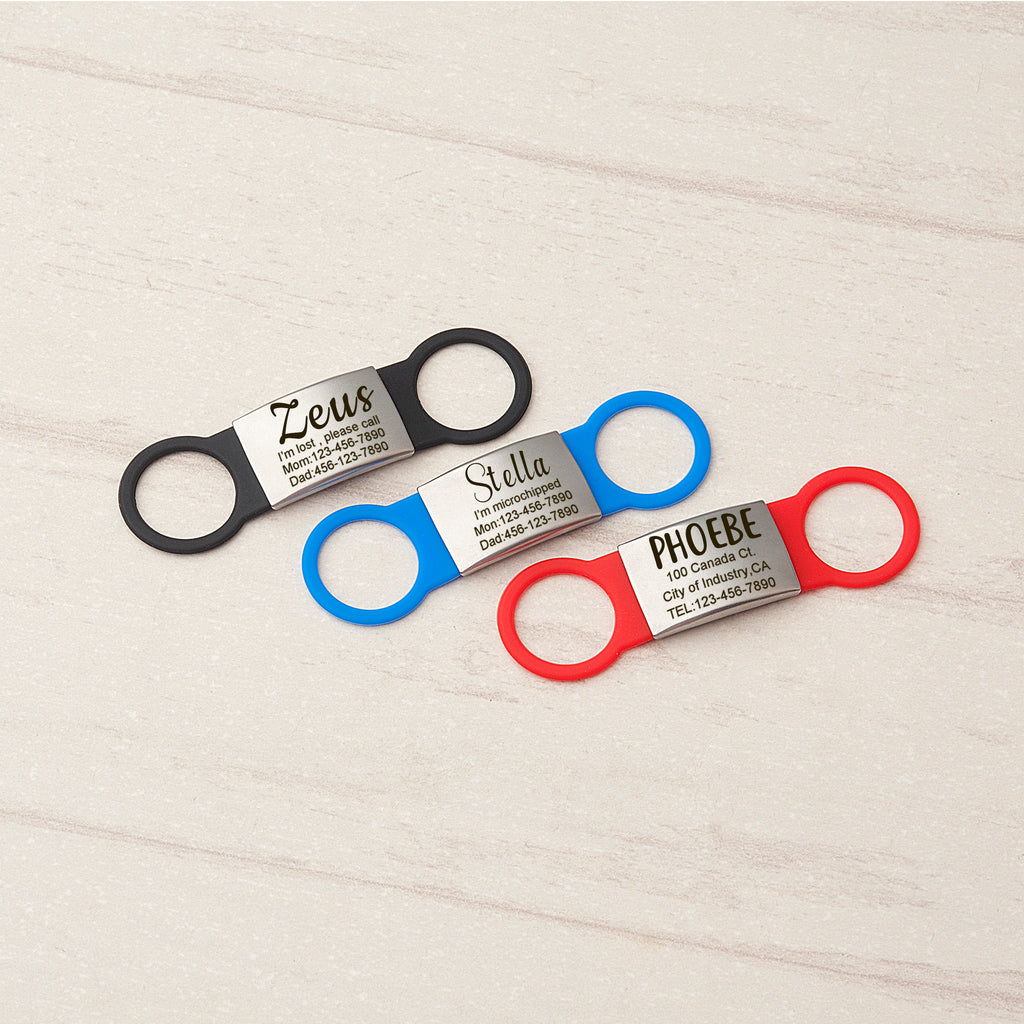 Silicon Slide On Pet Tag