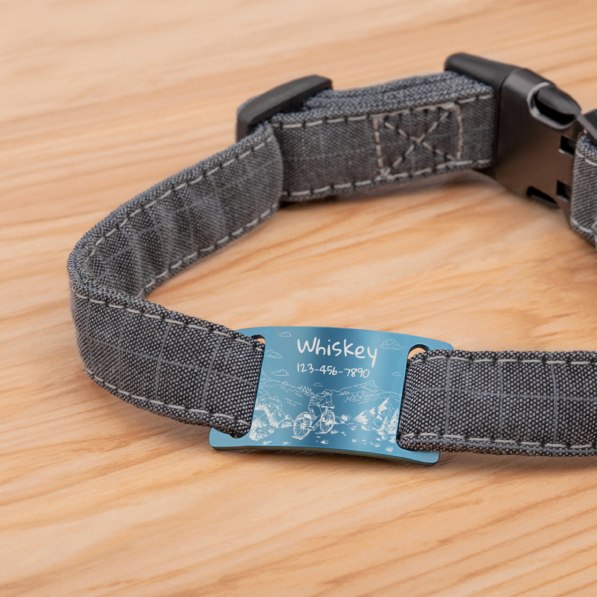 Outdoor Biking Slide-On Pet ID Tag