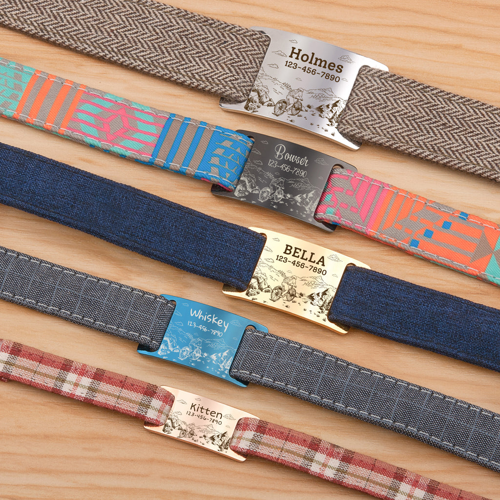 Outdoor Biking Slide-On Pet ID Tag