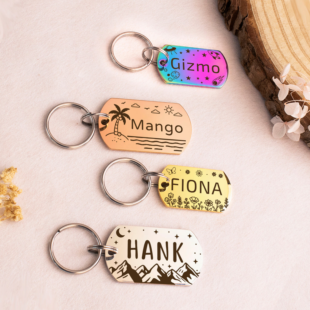 Personalized Tag Stainless Steel Pet ID Tag