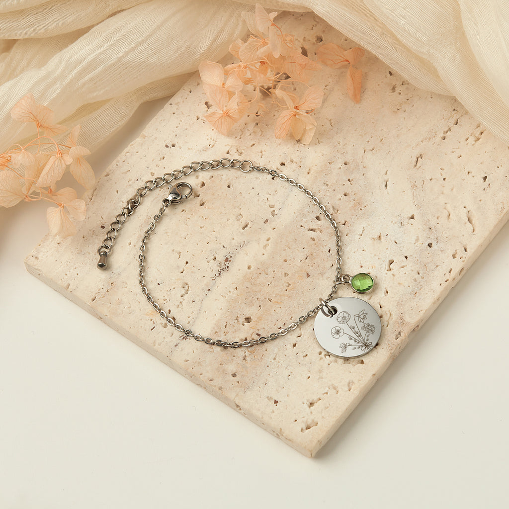 Build Your Own Bouquet Birth Flower Bracelet
