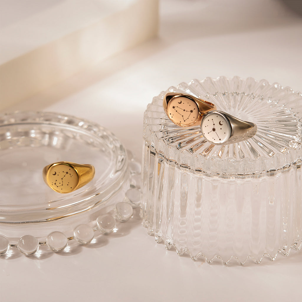 Constellation Star Signet Ring