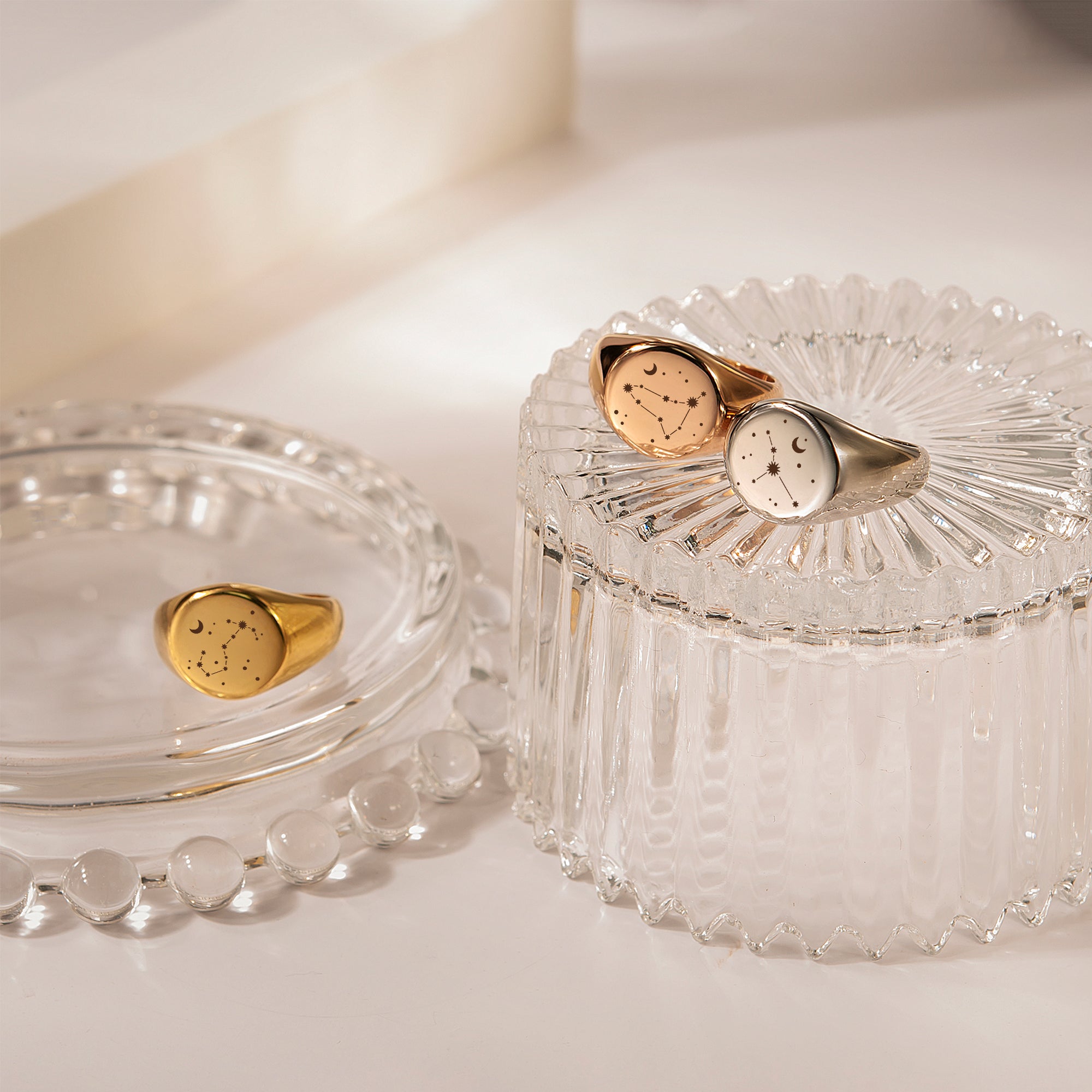 Constellation Star Signet Ring