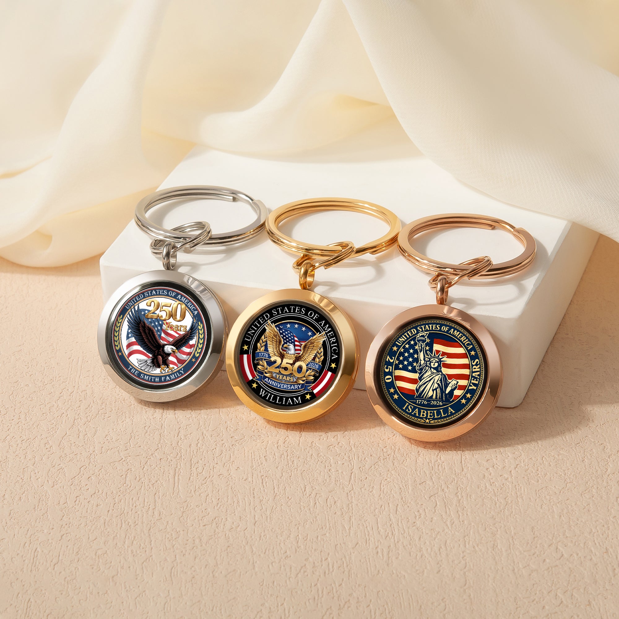 250th Anniversary Keychain
