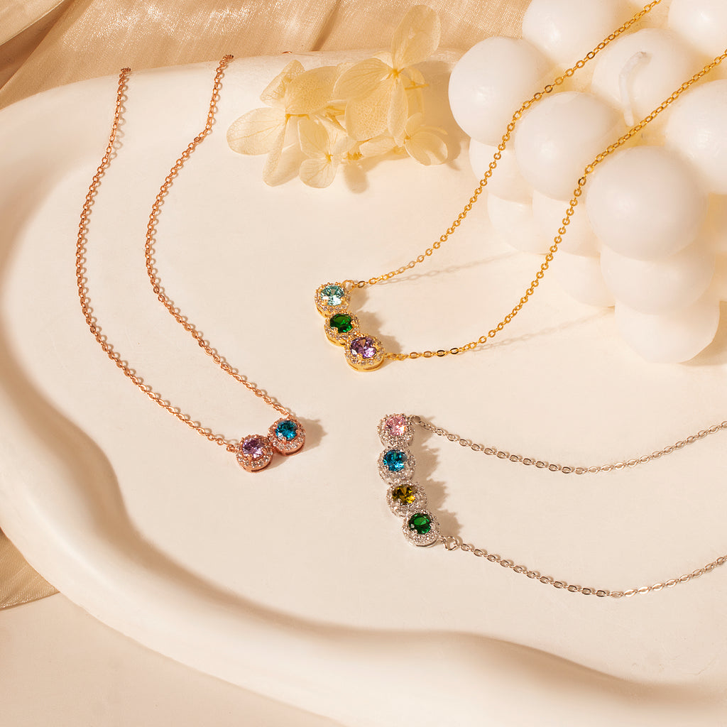Sparkling Birthstone Necklace