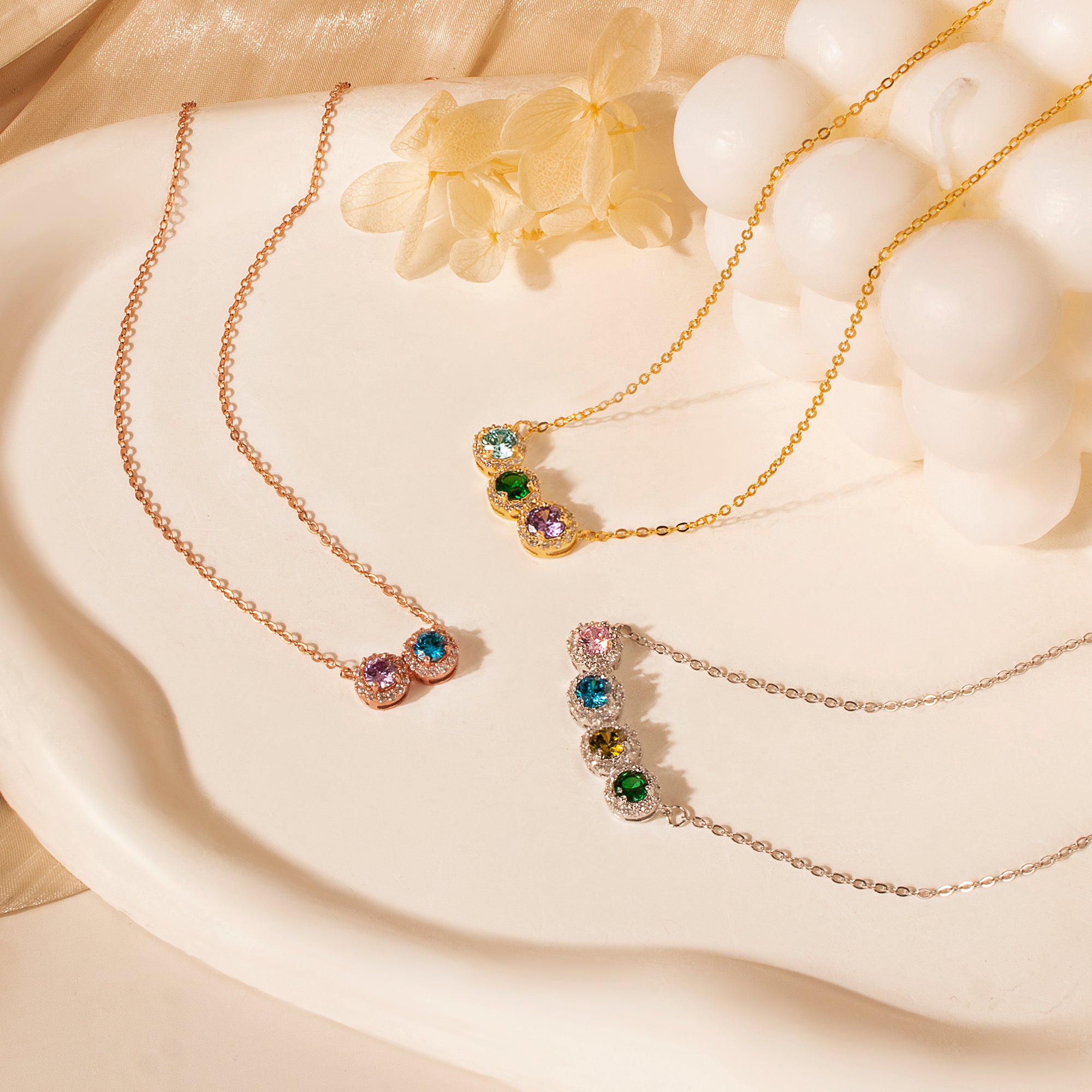 Sparkling Birthstone Necklace