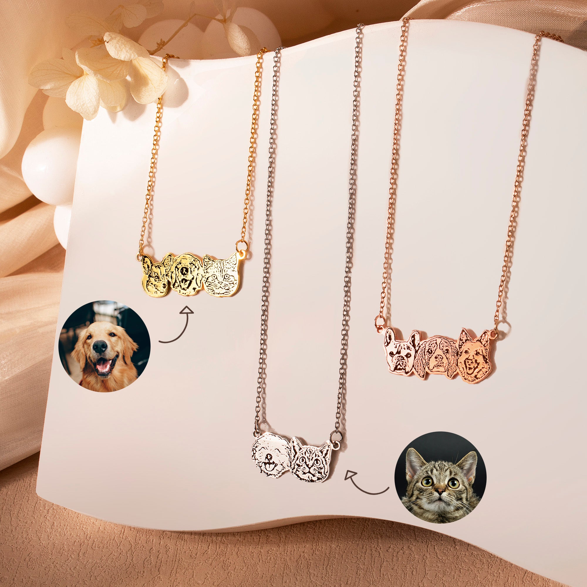 Pet Portrait Necklace