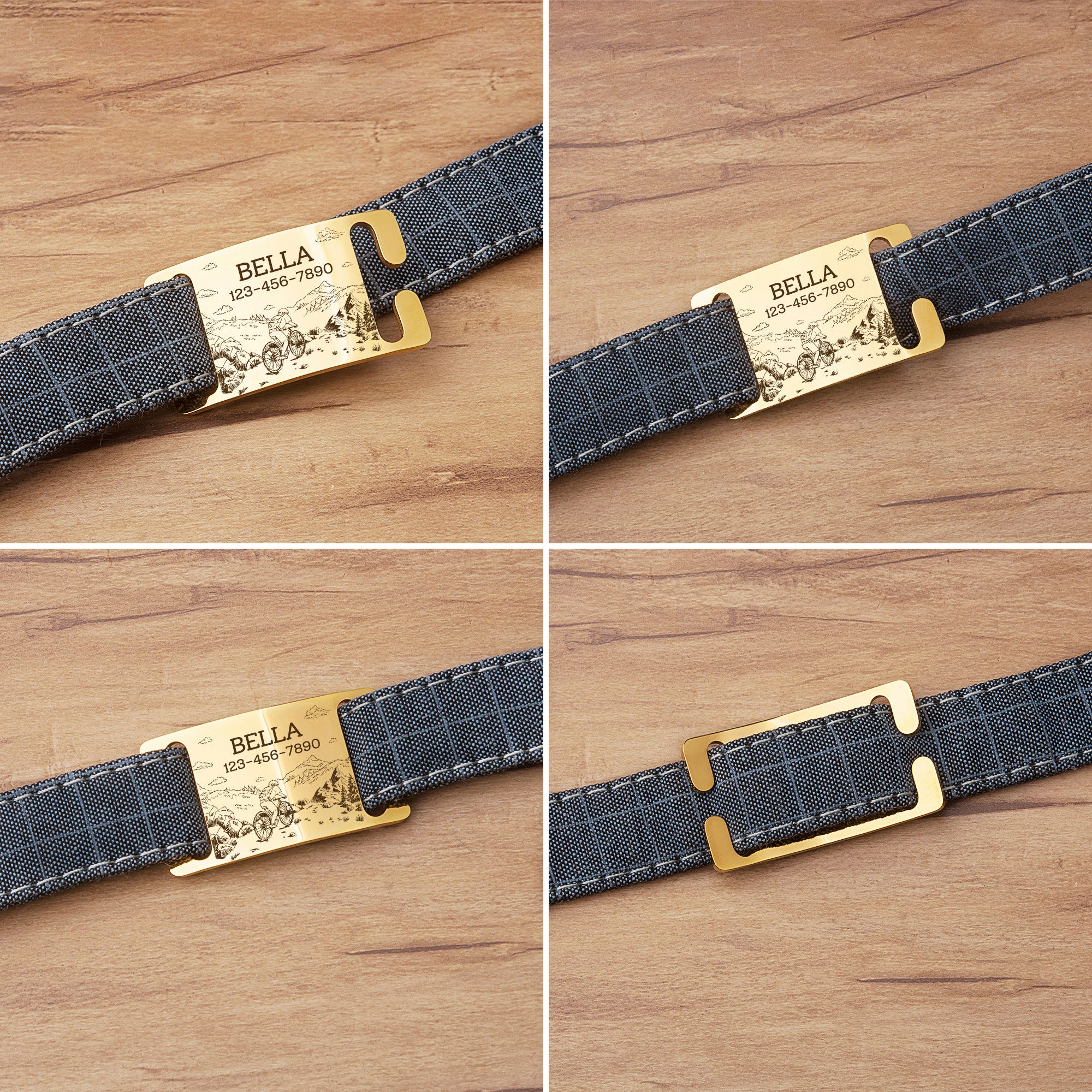Outdoor Biking Slide-On Pet ID Tag