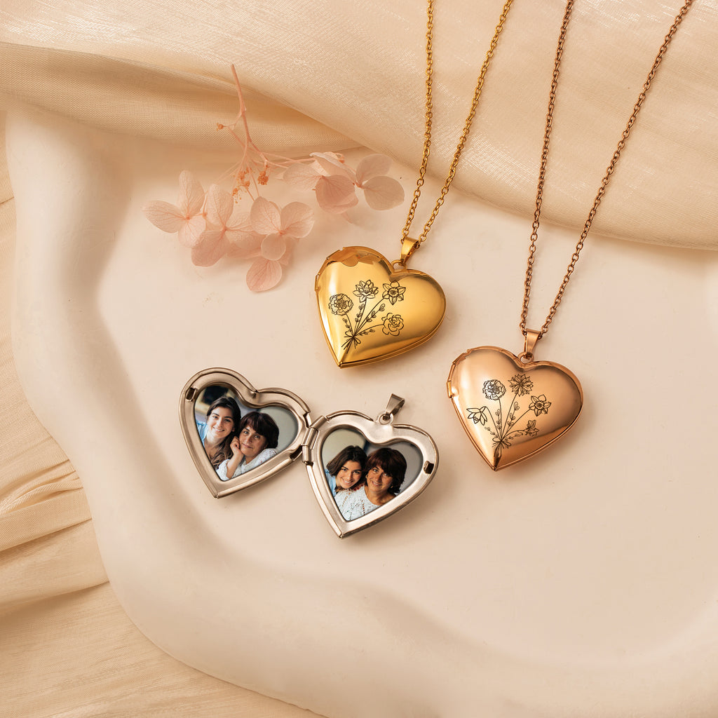 Build Your Own Bouquet Locket Necklace