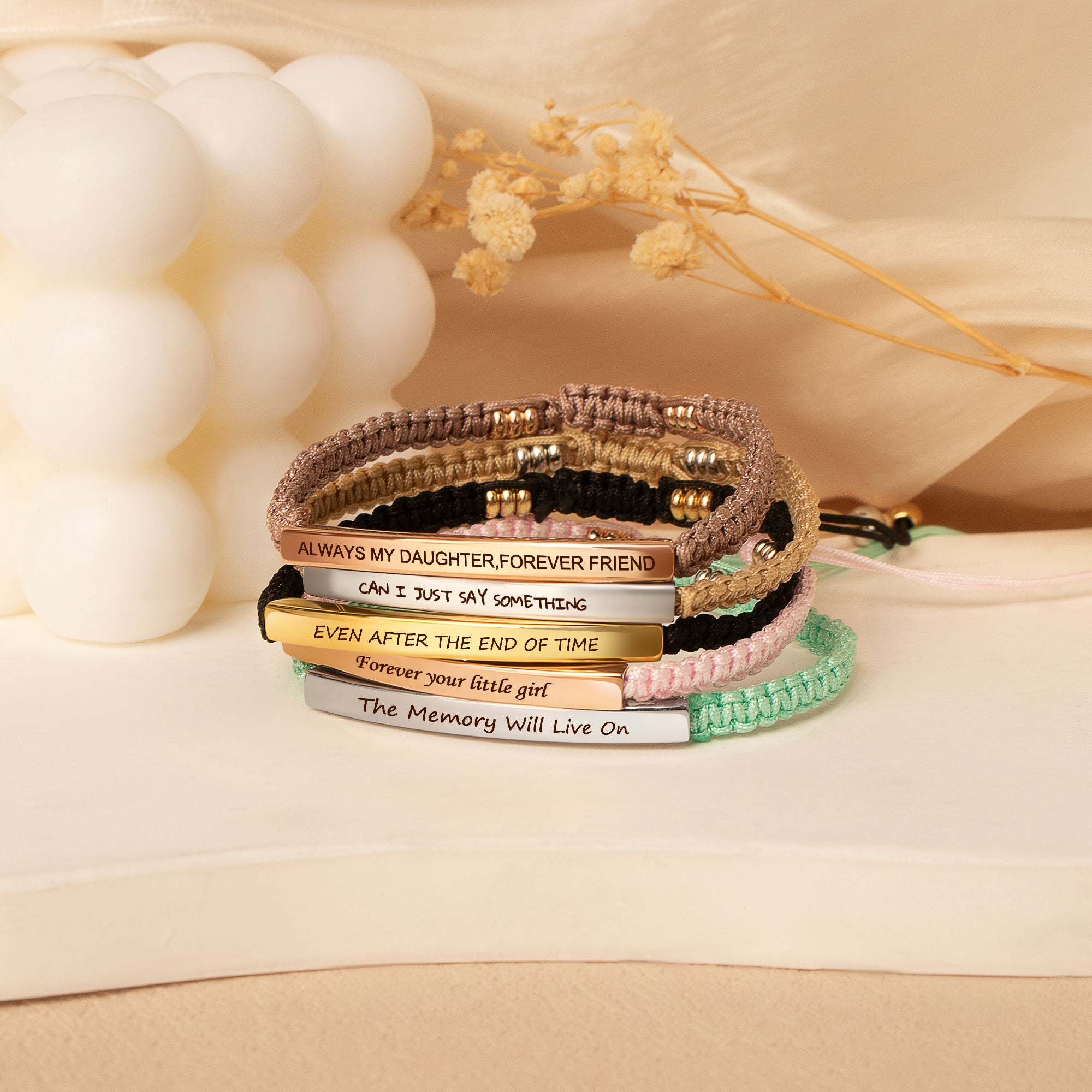 Braided Curved Tube Bracelet